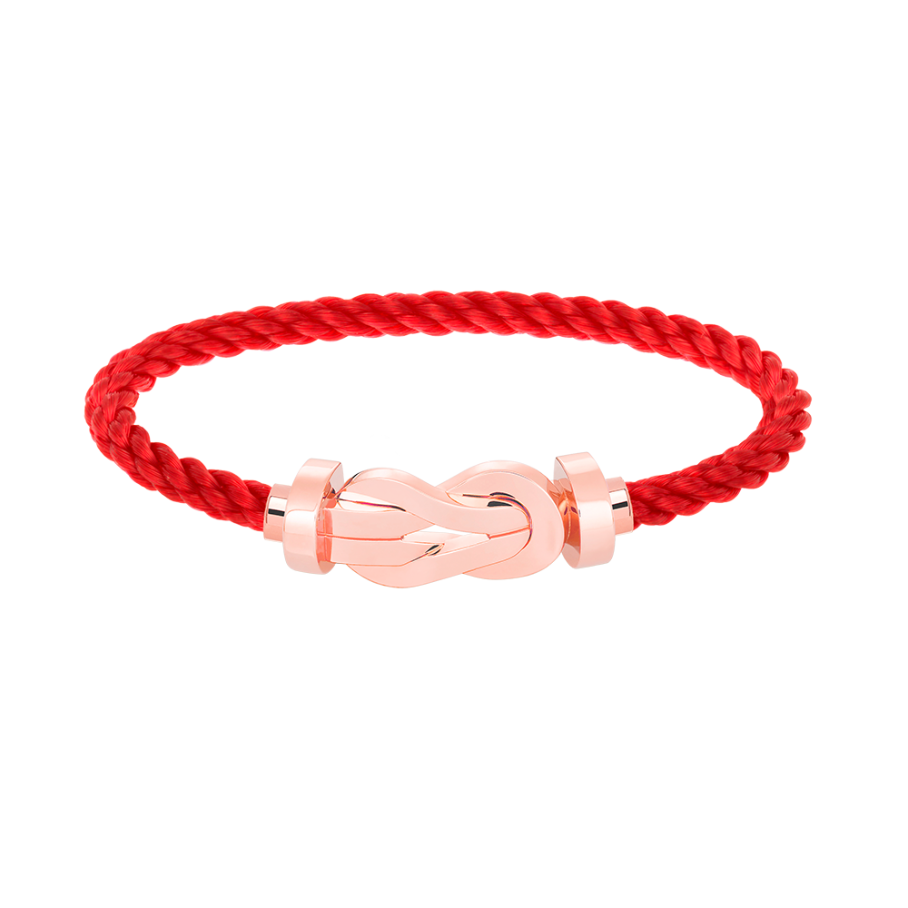 ??MIRA?¡¥CHANCE LARGE 8 FIGURE BUCKLE NO DIAMOND BRACELET ROSE GOLD
