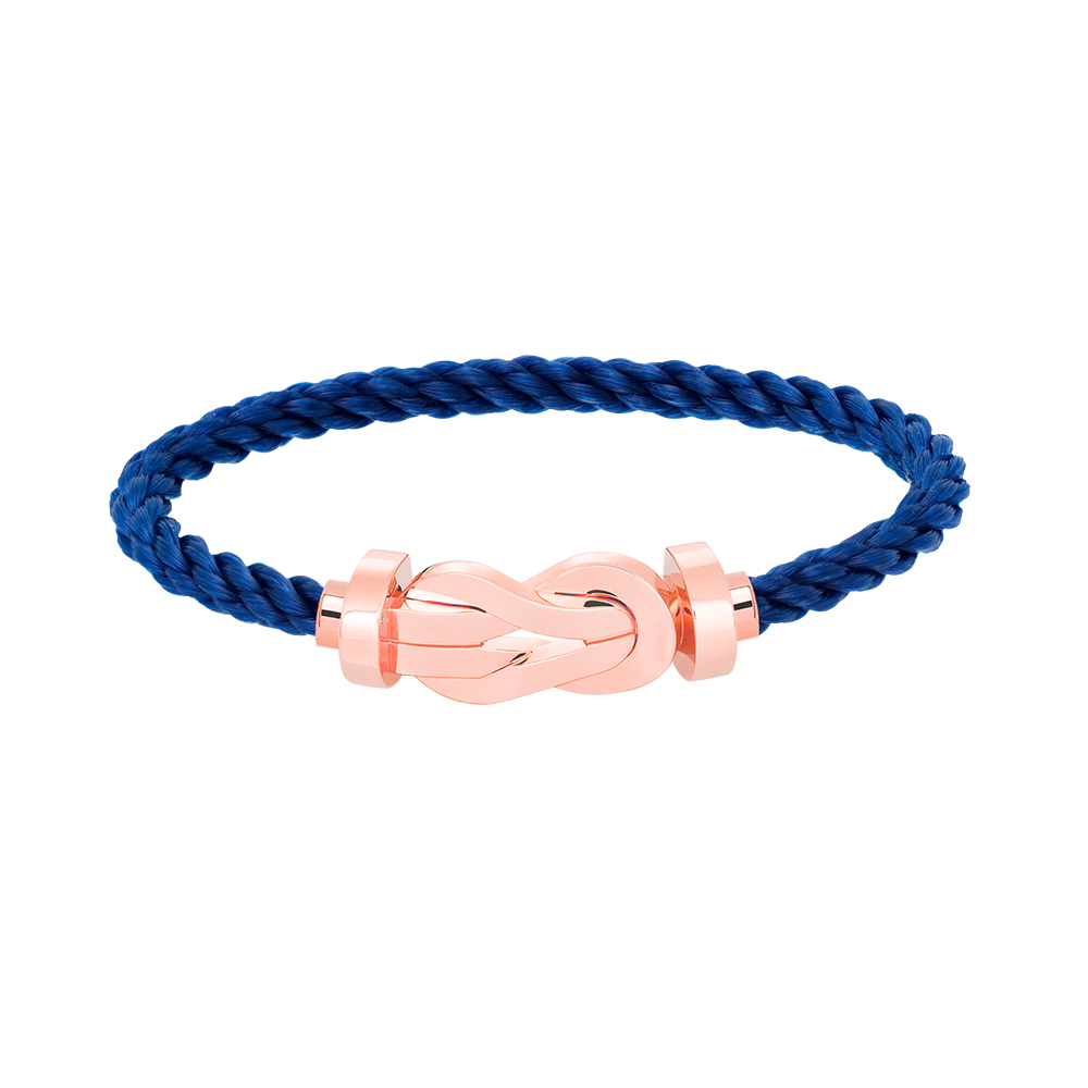 ??MIRA?¡¥CHANCE LARGE 8 FIGURE BUCKLE NO DIAMOND BRACELET ROSE GOLD