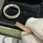 ??MIRA?¡¥PERLEE DIAMOND ROSE GOLD RING