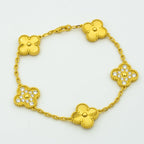 [MIRA]New  CLOVER 5 MOTIF LASER BRACELET COLLECTION