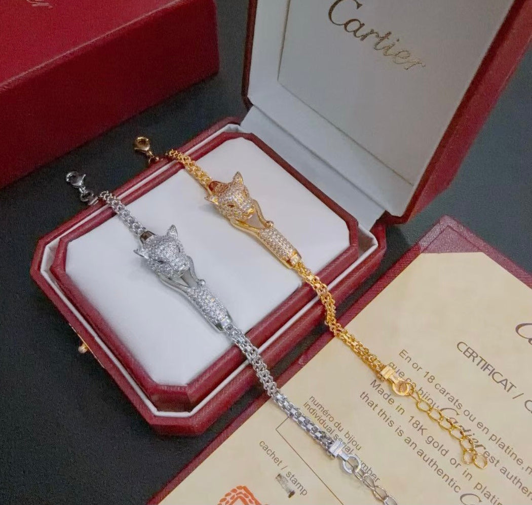 ??MIRA?¡¥ PANTHERE  BRACELET DIAMONDS