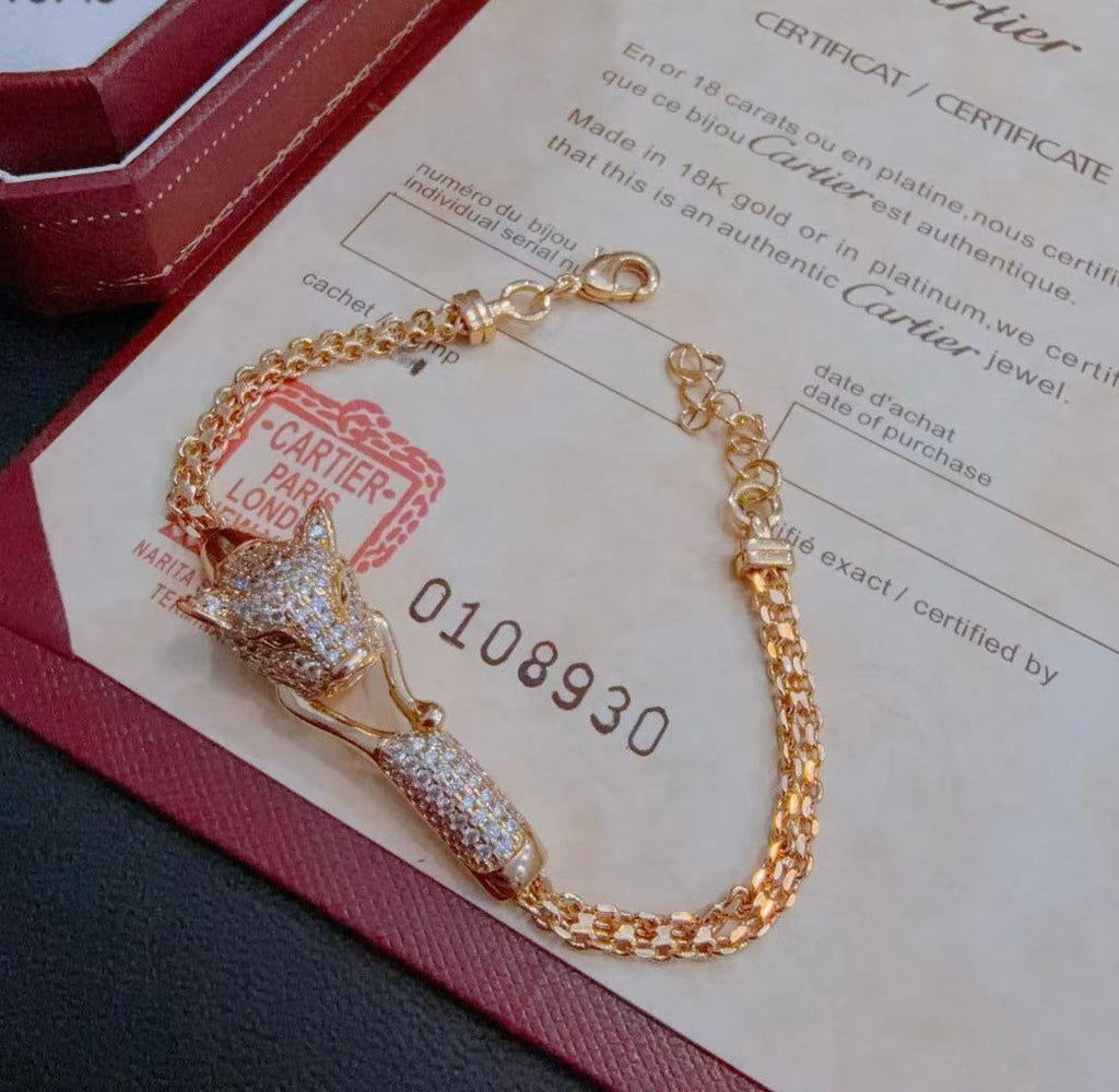 ??MIRA?¡¥ PANTHERE  BRACELET DIAMONDS