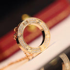 ??MIRA?¡¥LOVE NECKLACE ADJUSTABLE ROSE GOLD