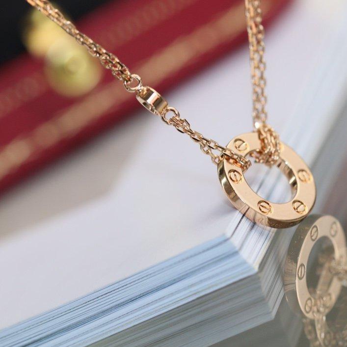 ??MIRA?¡¥LOVE NECKLACE ADJUSTABLE ROSE GOLD 2 DIAMOND
