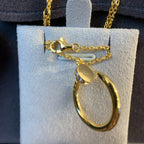 ??MIRA?¡¥JUSTE NECKLACE GOLD DIAMONDS