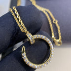 ??MIRA?¡¥JUSTE NECKLACE GOLD DIAMONDS