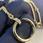 ??MIRA?¡¥JUSTE NECKLACE GOLD DIAMONDS
