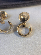 ??MIRA?¡¥JUSTE EARRINGS GOLD DIAMONDS