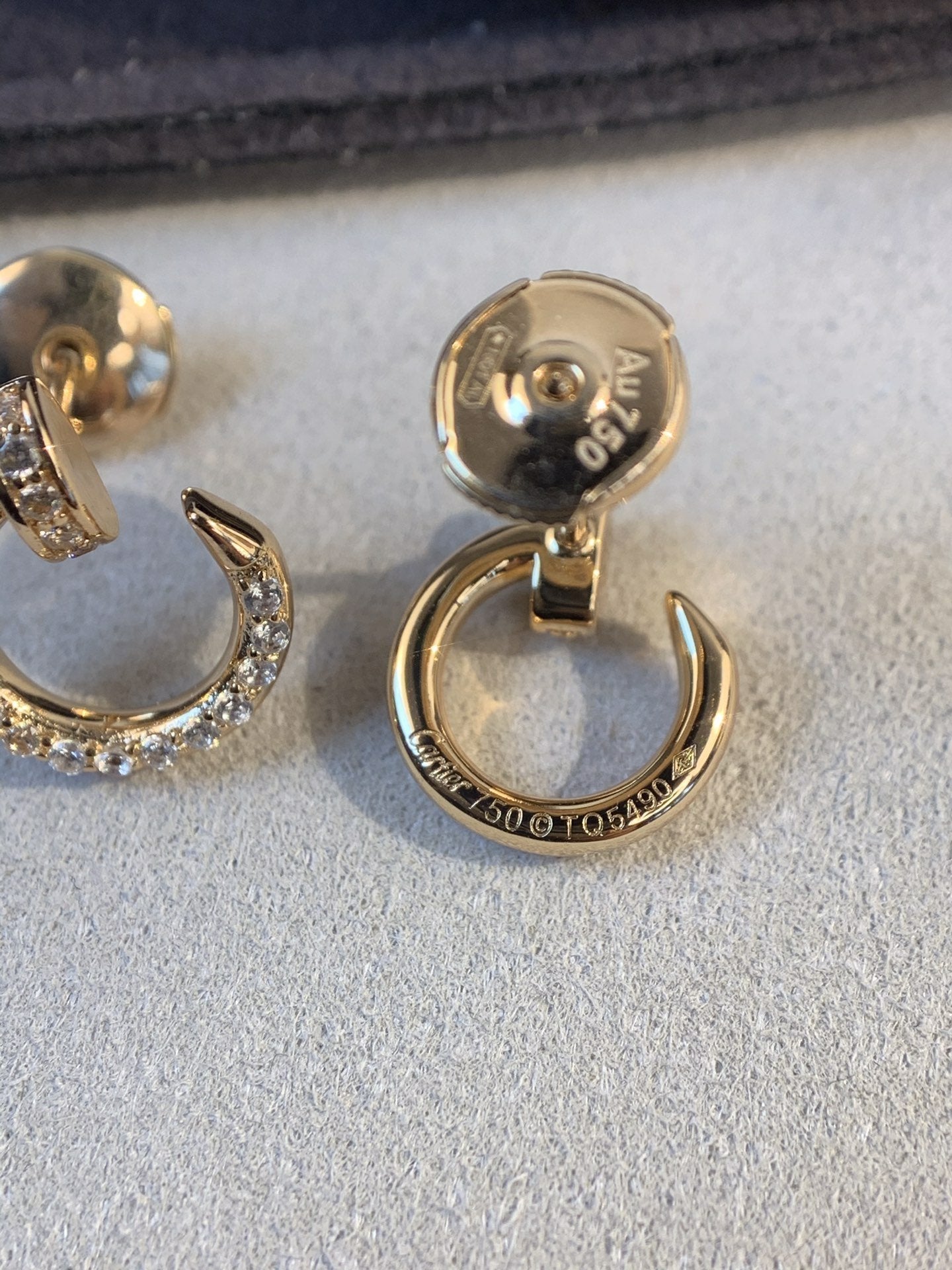 ??MIRA?¡¥JUSTE EARRINGS GOLD DIAMONDS