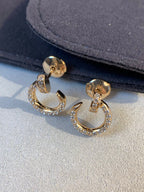 ??MIRA?¡¥JUSTE EARRINGS GOLD DIAMONDS