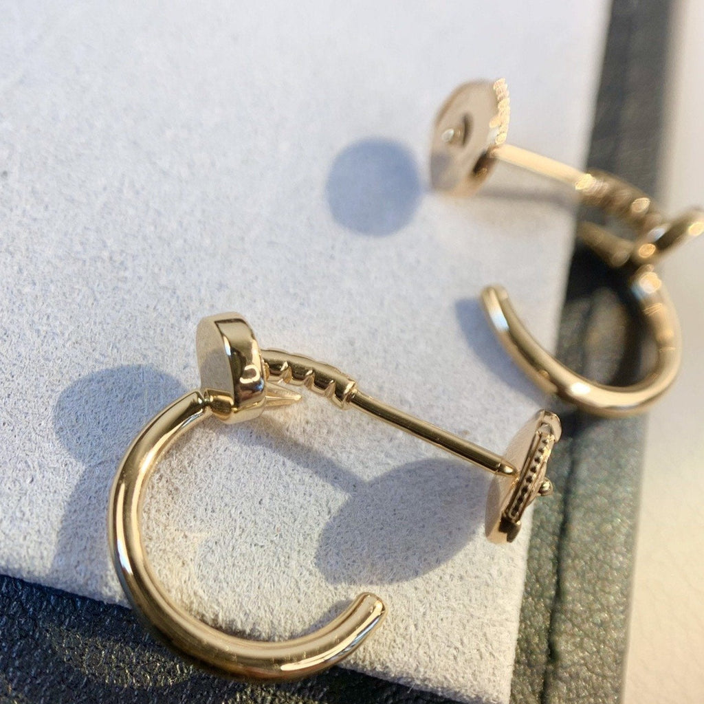 ??MIRA?¡¥JUSTE EARRINGS PINK GOLD