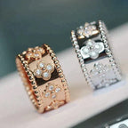??MIRA?¡¥CLOVER KALEIDOSCOPE RING 10MM