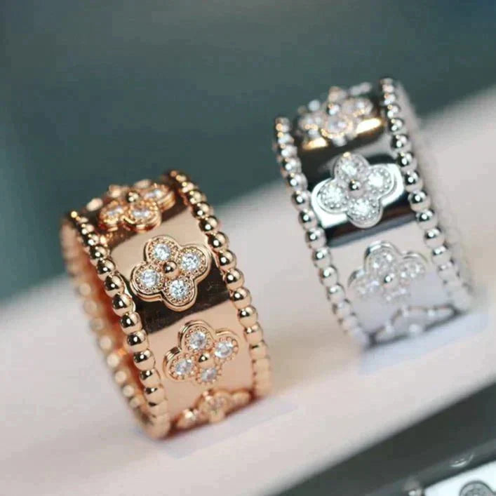 ??MIRA?¡¥CLOVER KALEIDOSCOPE RING 10MM