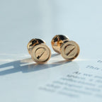 ??MIRA?¡¥LOVE EARRINGS PINK GOLD 10MM