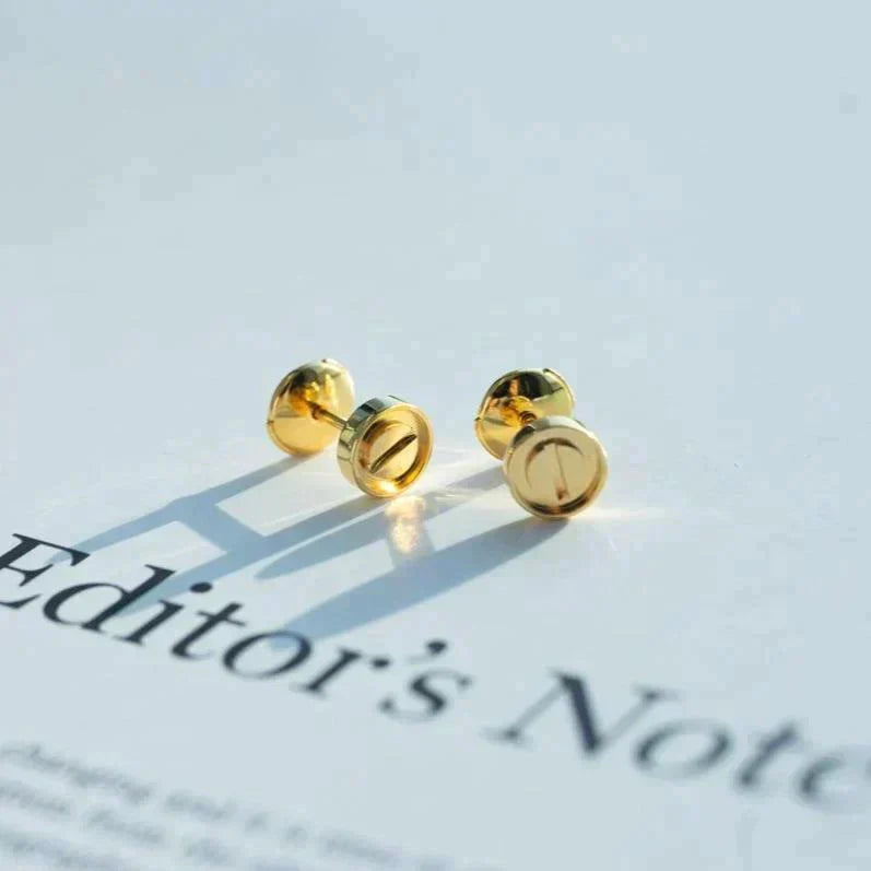 ??MIRA?¡¥LOVE EARRINGS GOLD 10MM