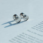 ??MIRA?¡¥LOVE EARRINGS SILVER 10MM