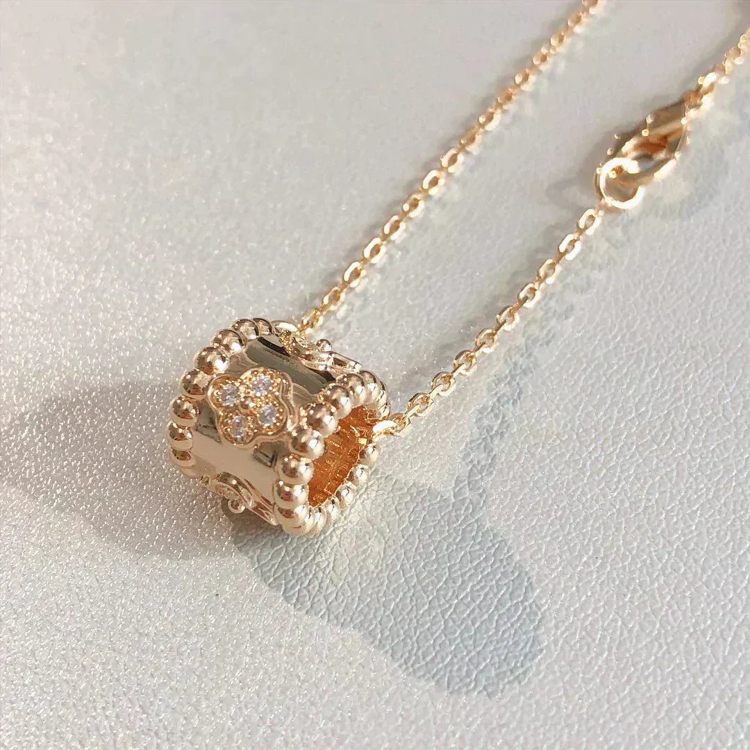 ??MIRA?¡¥PERLEE PEDANT NECKLACE GOLD / ROSE GOLD