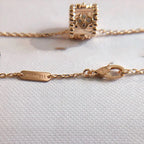 ??MIRA?¡¥PERLEE PEDANT NECKLACE GOLD / ROSE GOLD