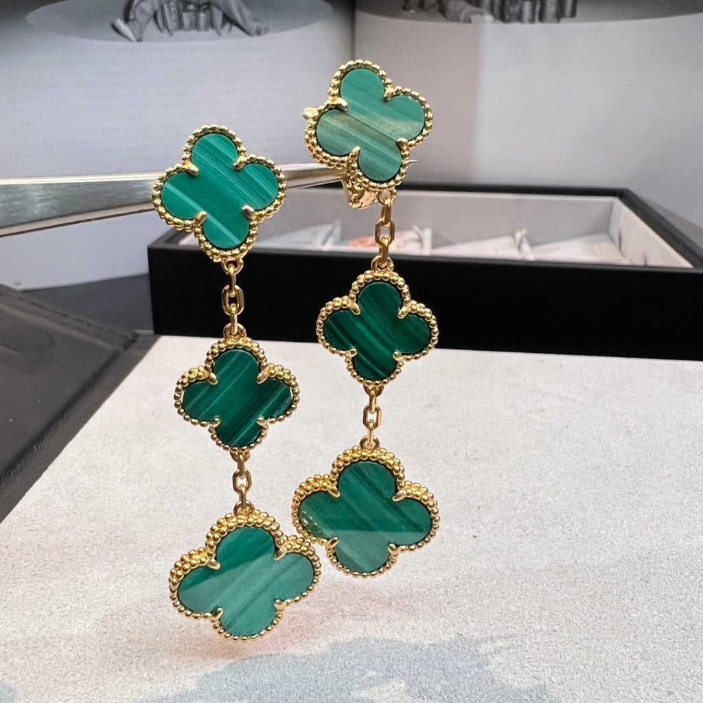??MIRA?¡¥CLOVER MALACHITE 3 MOTIFS GOLD