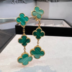 ??MIRA?¡¥CLOVER MALACHITE 3 MOTIFS GOLD