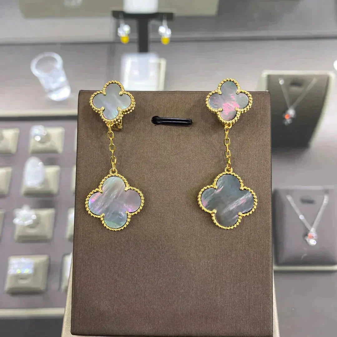 ??MIRA?¡¥CLOVER 2 MOTIFS  EARRINGS (MULTIPLE CHOICESC