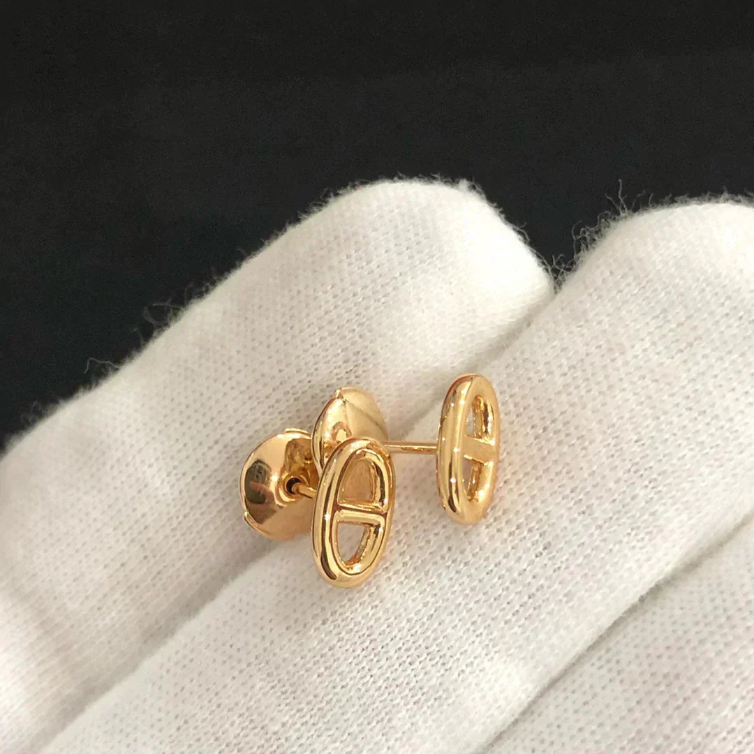 ??MIRA?¡¥CHAINE SMALL EARRINGS GOLD AND SILVER