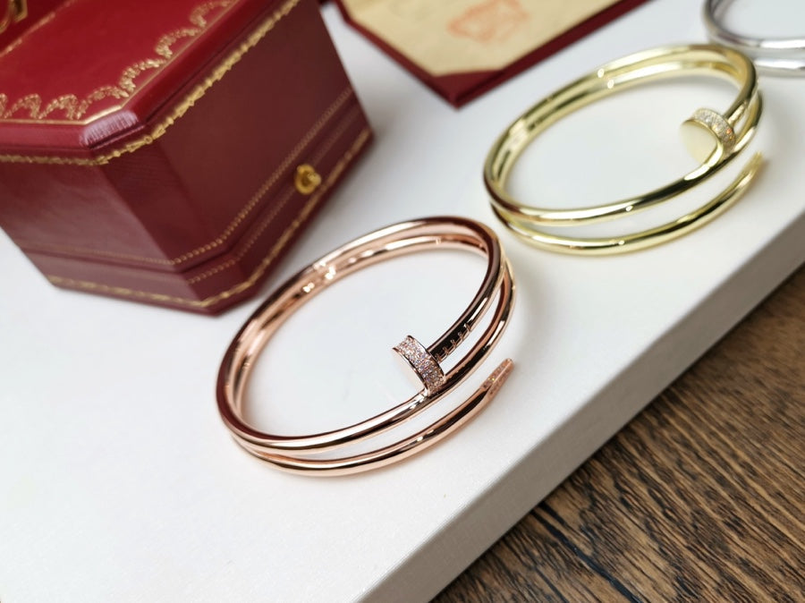 ??MIRA?¡¥JUSTE BRACELET 3.5MM DOUBLE ROW DIAMOND