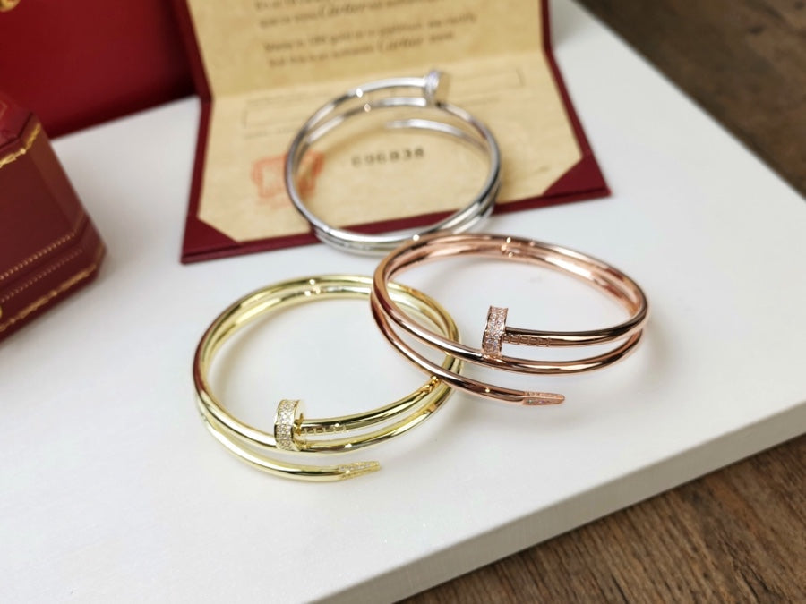 ??MIRA?¡¥JUSTE BRACELET 3.5MM DOUBLE ROW DIAMOND