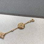 ??MIRA?¡¥STAR AND SUN 4 MOTIFS GOLD DIAMONDS BRACELET