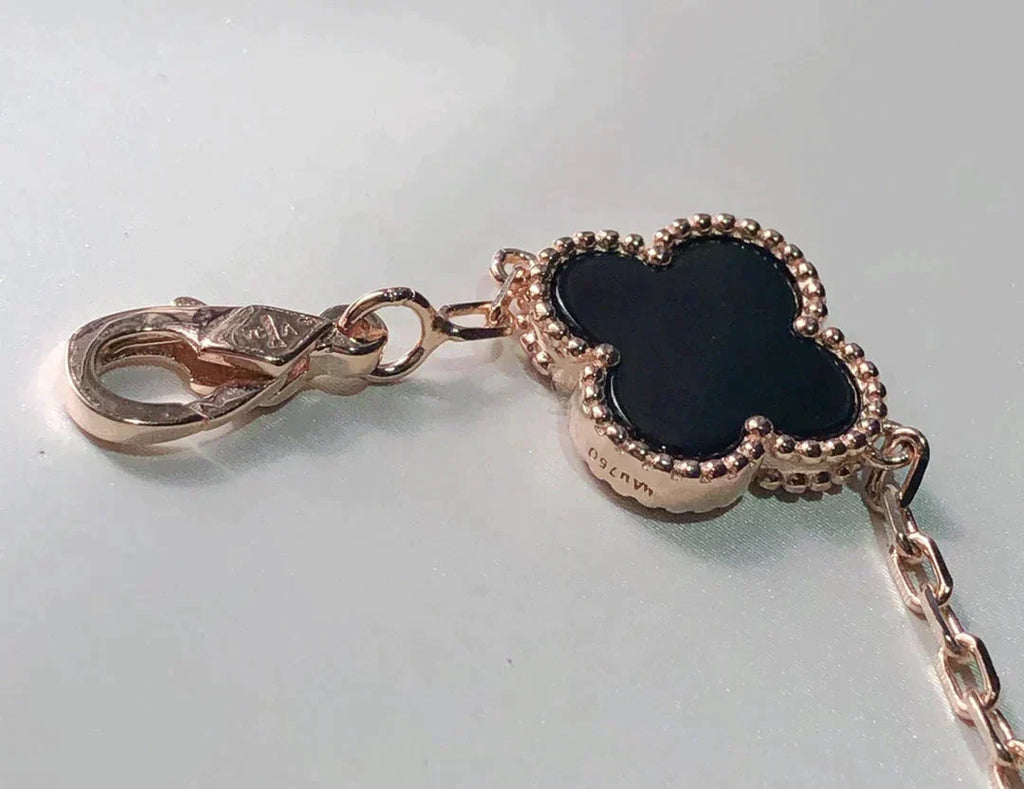 [MIRA]New CLOVER 5 MOTIFS MULTICOLOR BRACELET