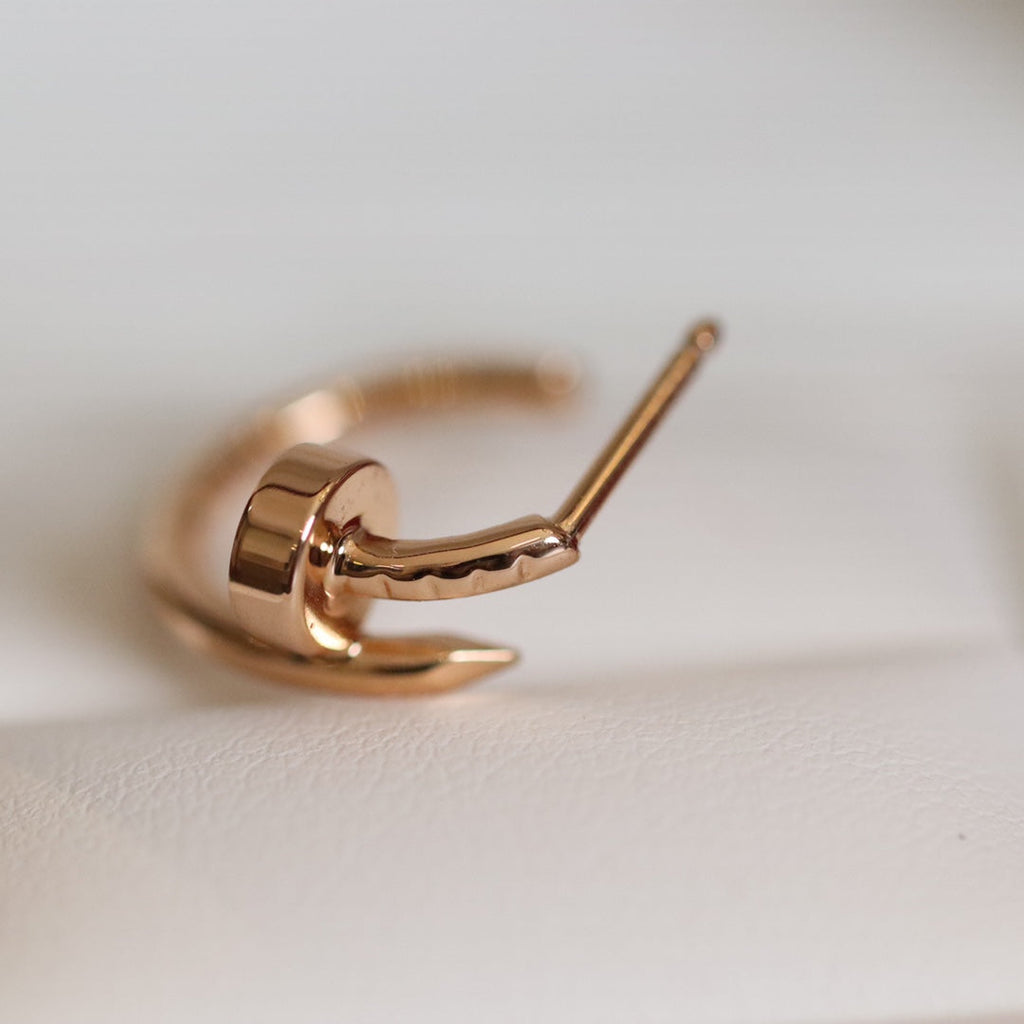 ??MIRA?¡¥JUSTE EARRINGS PINK GOLD