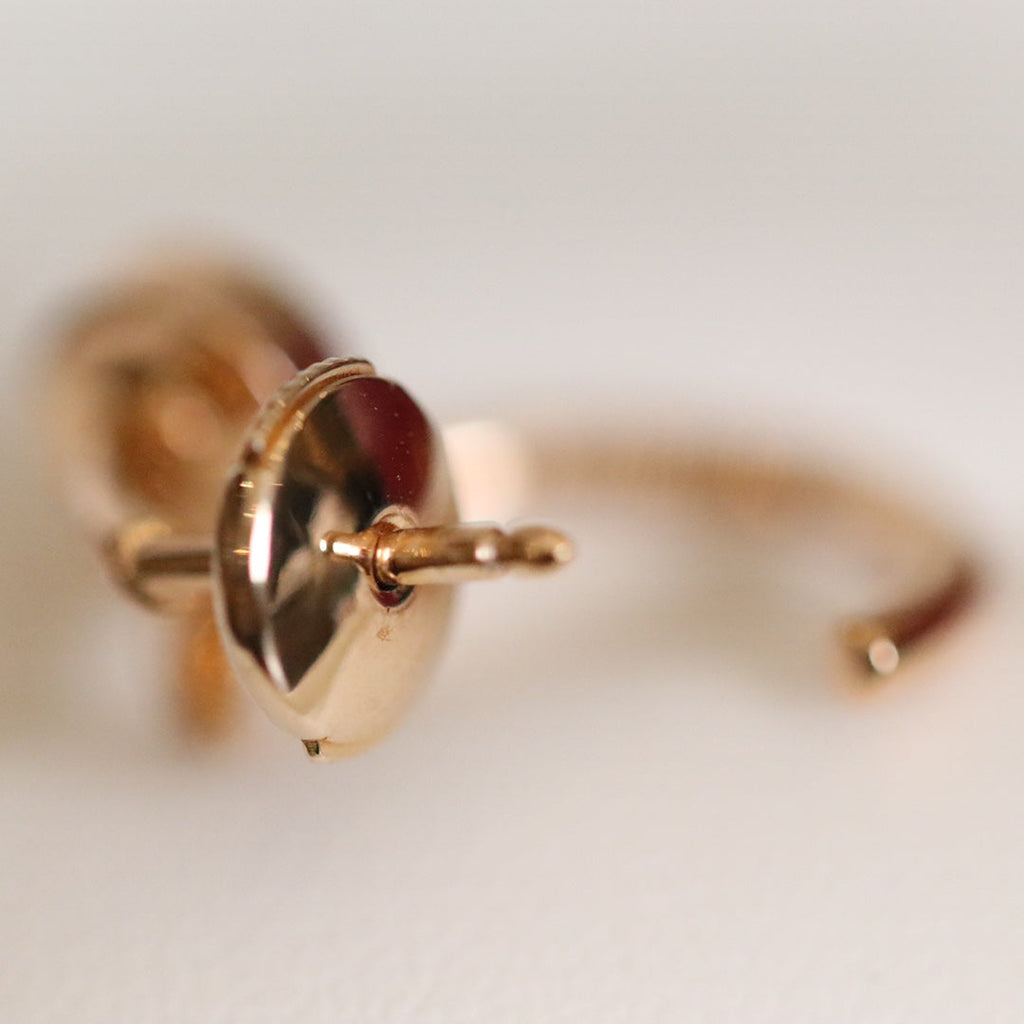 ??MIRA?¡¥JUSTE EARRINGS PINK GOLD