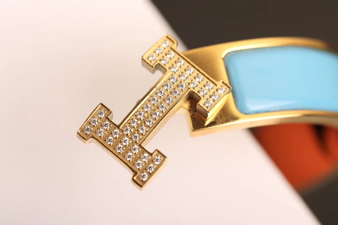 ??MIRA?¡¥H CLOUD BLUE BRACELET GOLD DIAMOND