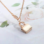 ??MIRA?¡¥AMULETTE PEDANT ROSE GOLD NECKLACE