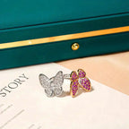 ??MIRA?¡¥TWIN BUTTERFLY DIAMOND RING