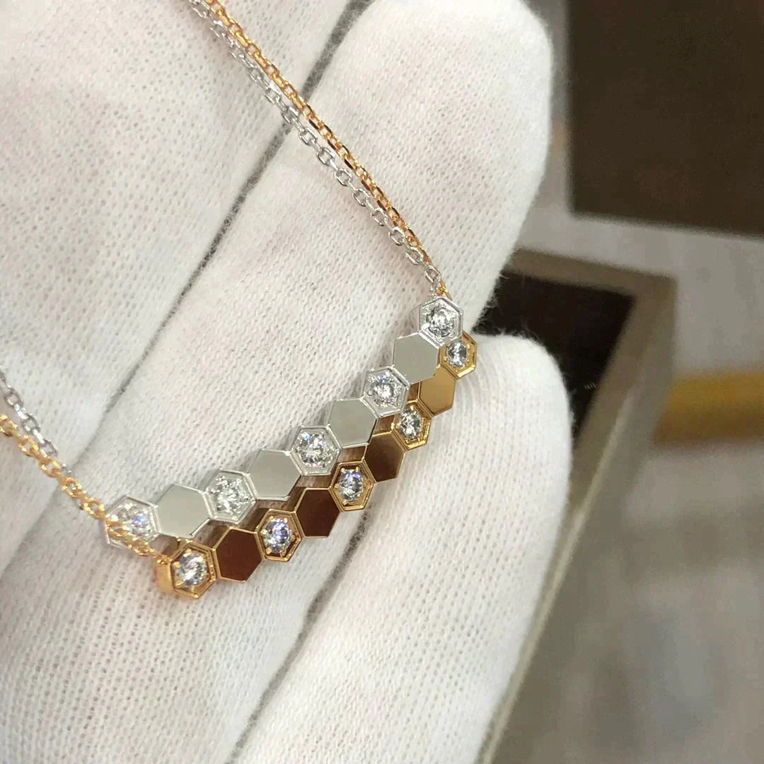 ??MIRA?¡¥BEE LOVE NECKLACE DIAMOND