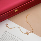 ??MIRA?¡¥STAR 1 DIAMOND PINK GOLD BRACELET