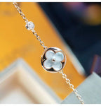 ??MIRA?¡¥SUN MOP GOLD 1 DIAMOND NECKLACE