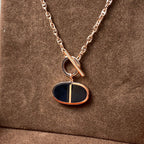 ??MIRA?¡¥CHAINE VERSO BLACK CERAMIC NECKLACE