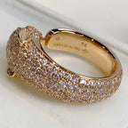 ??MIRA?¡¥PANTHERE PINK GOLD DIAMOND RING