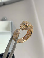 ??MIRA?¡¥PANTHERE PINK GOLD DIAMOND RING