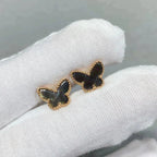 ??MIRA?¡¥BUTTERFLY DARK MOP  EARRINGS