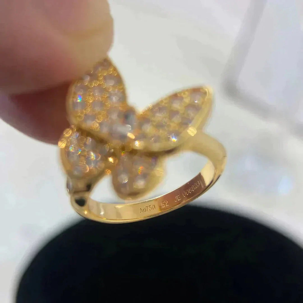 ??MIRA?¡¥BUTTERFLY DIAMOND RING