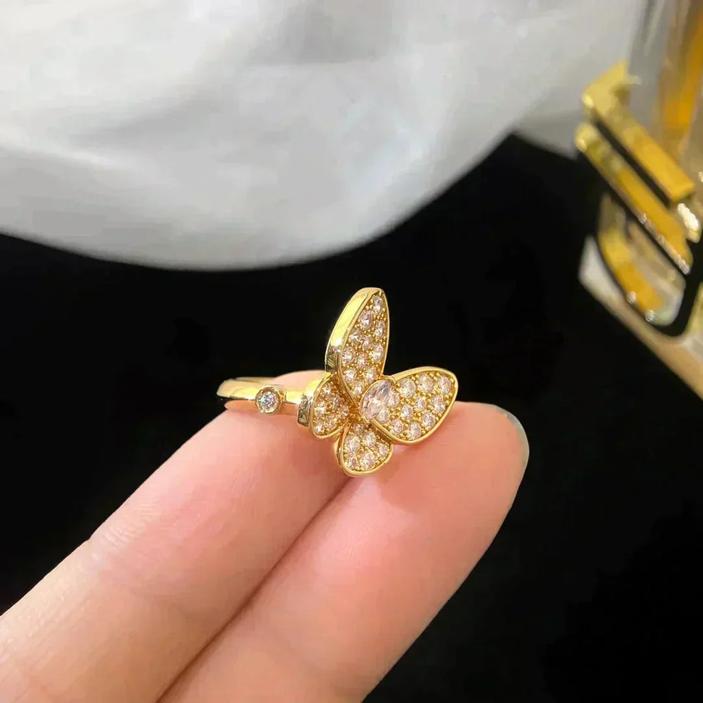 ??MIRA?¡¥BUTTERFLY DIAMOND RING