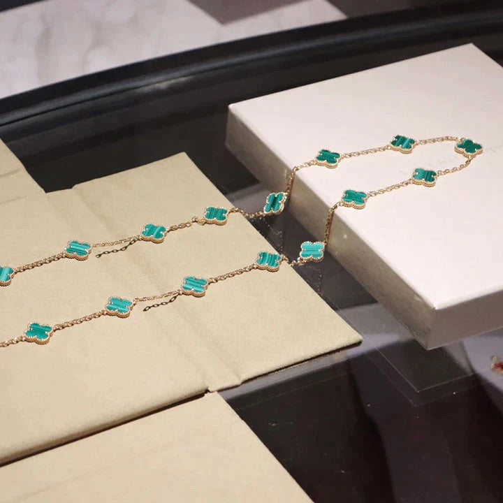 ??MIRA?¡¥CLOVER 20 MOTIFS MALACHITE GOLD