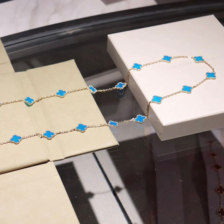 ??MIRA?¡¥CLOVER 20 MOTIFS TURQUOISE GOLD