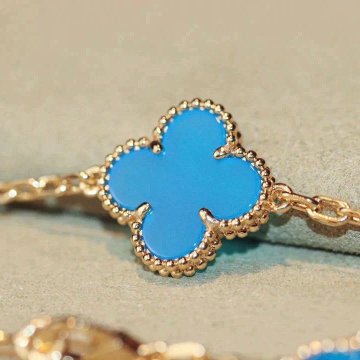 ??MIRA?¡¥CLOVER 20 MOTIFS TURQUOISE GOLD