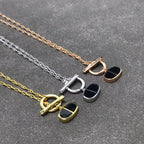 ??MIRA?¡¥CHAINE VERSO BLACK CERAMIC  NECKLACE