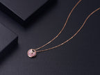 ??MIRA?¡¥AMULETTE ROSE GOLD PINK MOP NECKLACE