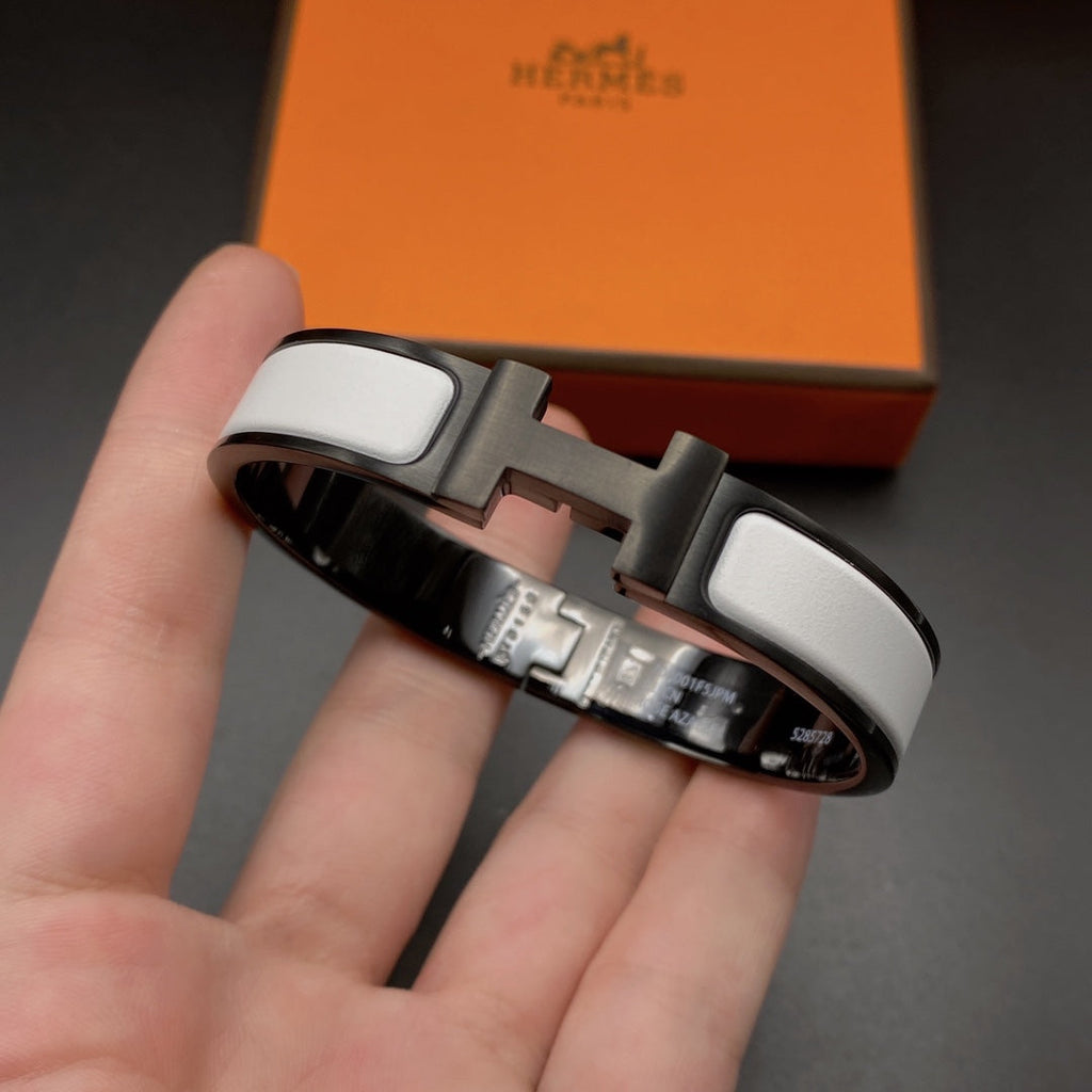 ??MIRA?¡¥H BRACELET 12MM BLACK WHITE CERAMIC